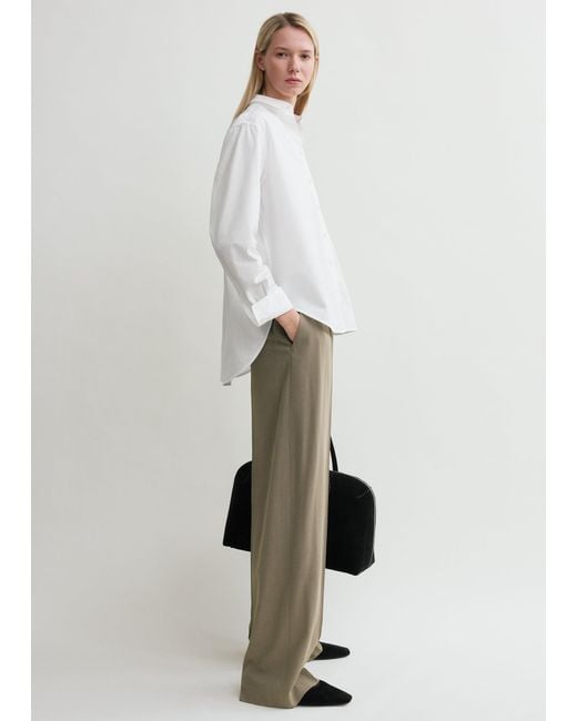 Totême White Signature Cotton Shirt