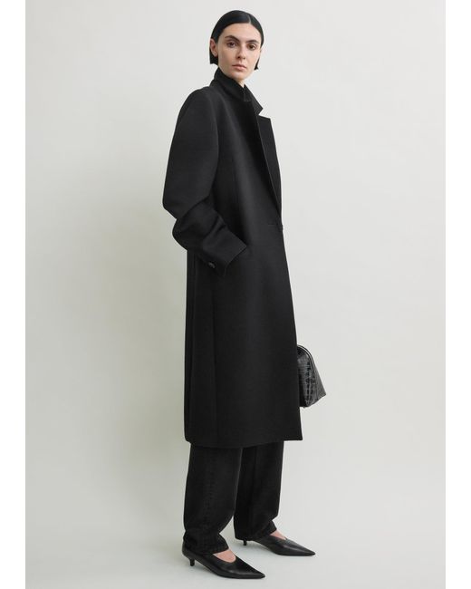 Totême  Black Classic Tailored Coat