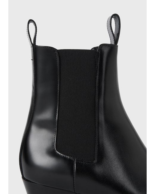 Totême White Leather City Boots