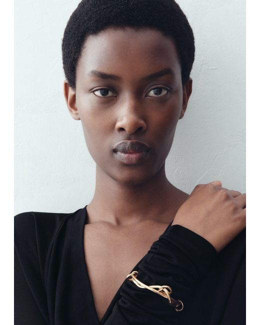 Totême  Metallic Swirl Cuff