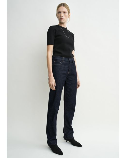 Totême  Blue Low Straight Denim