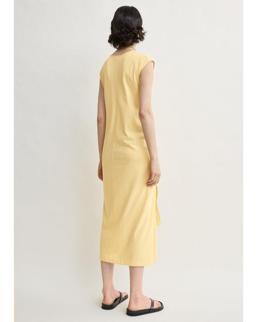Totême Natural Tie-Waist Jersey Dress