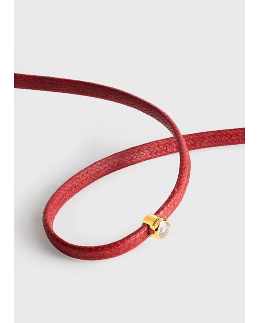 Totême White Mini Diamond Bracelet