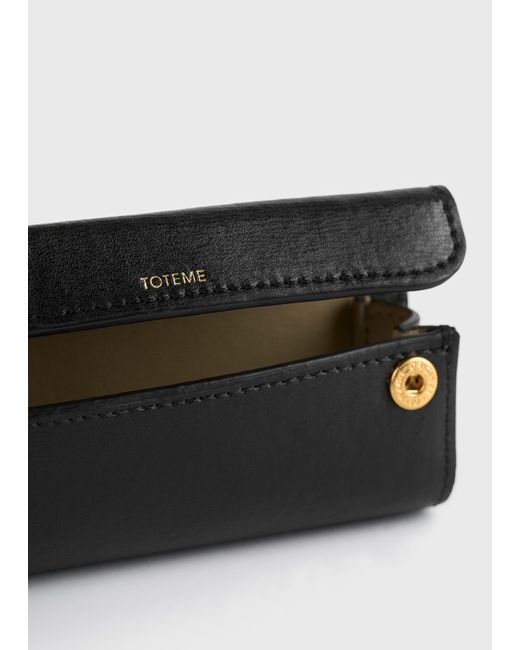 Totême  White Leather Lipstick Case