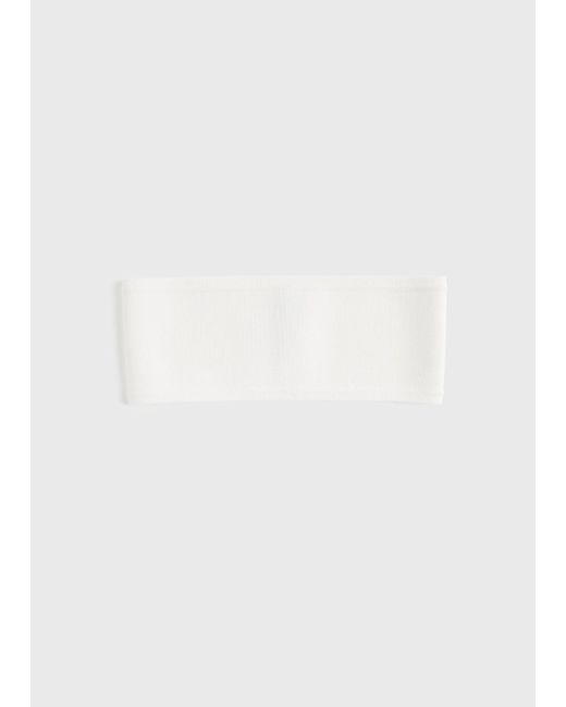 Totême White Compact Knit Headband