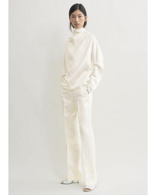 Totême  Natural Cowl Neck Blouse