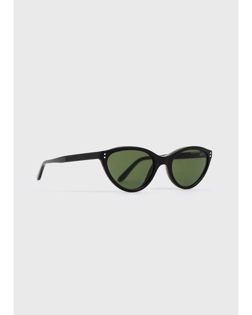 Totême Green Cateye Sunglasses