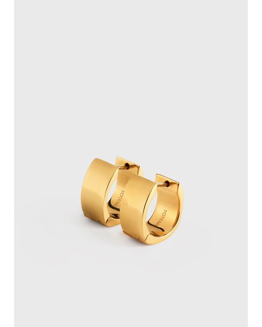 Totême White Signature Hoops