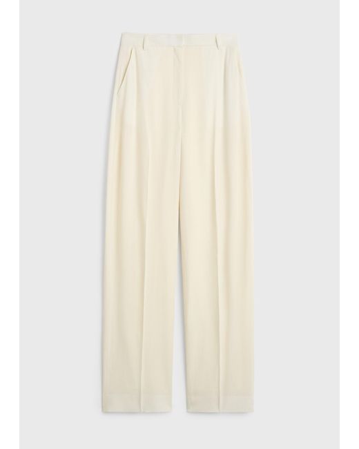 Totême Natural High-Waist Trousers