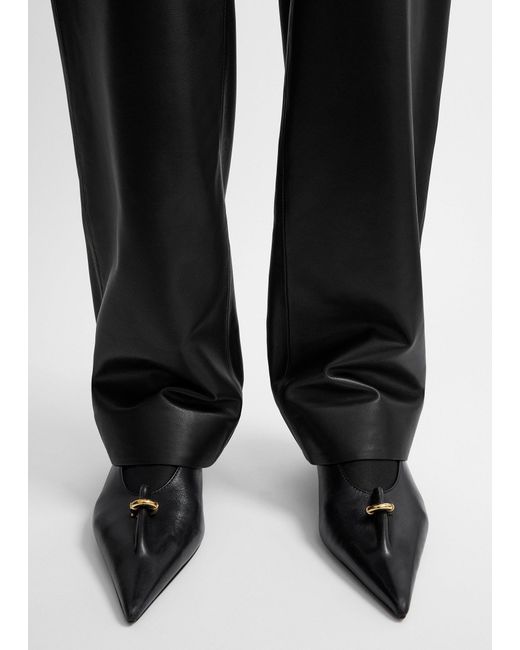 Totême  White Pierced Nappa Pumps
