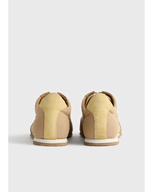 Totême  Natural Flex Sneakers Desert/Buttercup