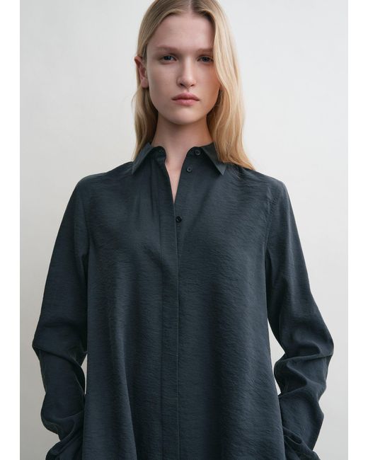 Totême  Blue Parachute Shirtdress