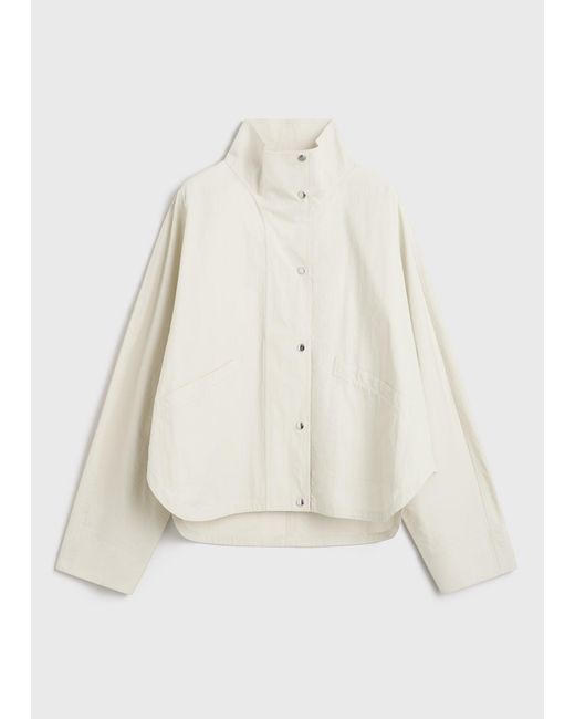 Totême White Summer Parachute Jacket