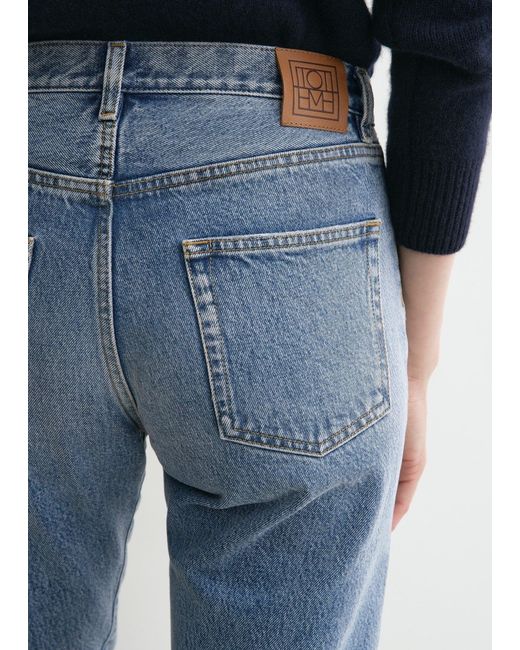 Totême Blue Twisted Seam Denim