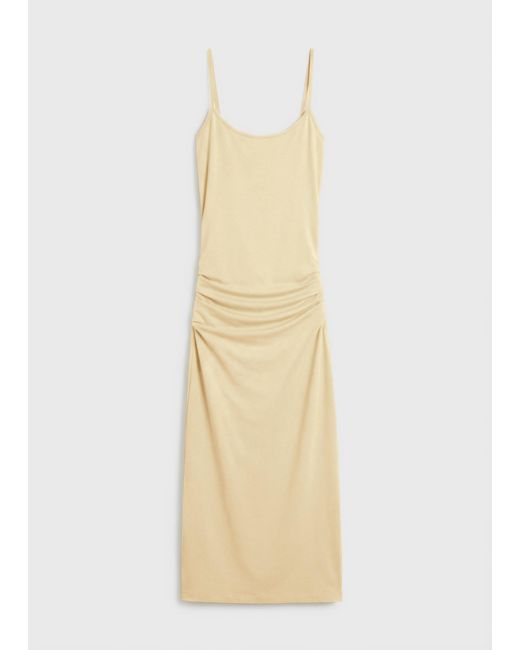 Totême Natural Draped Slip Dress