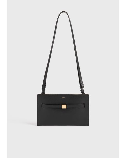 Totême White Belted Leather Crossbody
