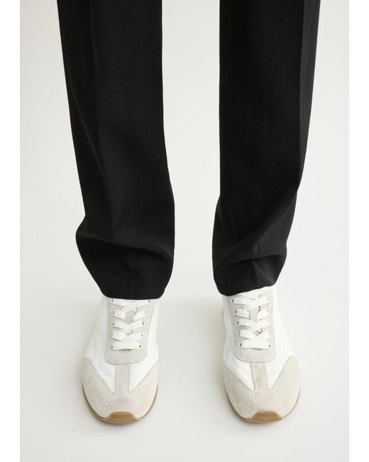 Totême  White Flex Sneakers Off-/Stone