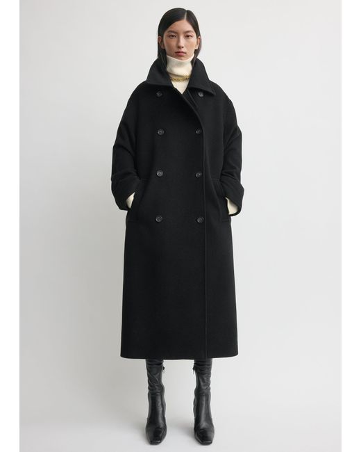 Totême Black Shield Coat