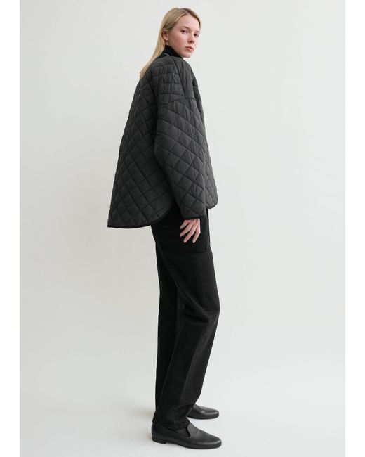Totême Black Quilted Jacket
