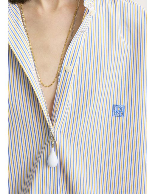 Totême  Natural Striped Summer Shirt