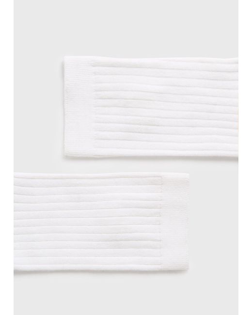 Totême  White Crew Socks