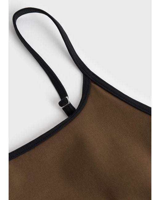Totême Natural Stripe Edge Swimsuit