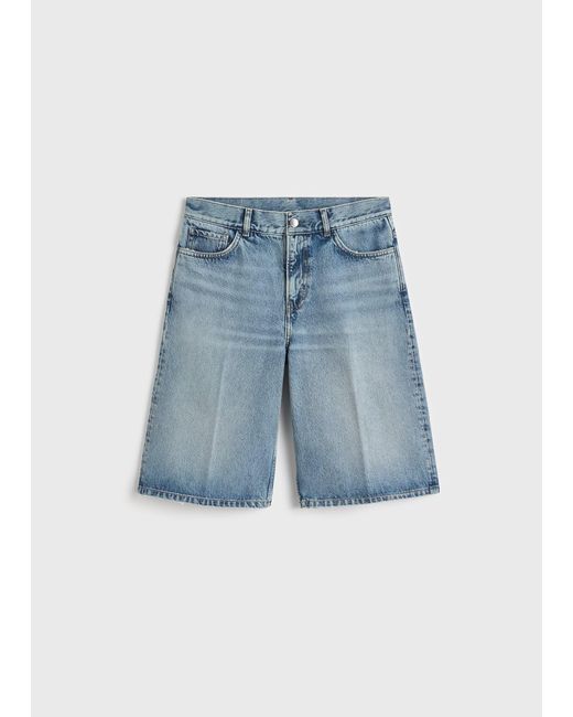Totême  Blue Denim Board Shorts