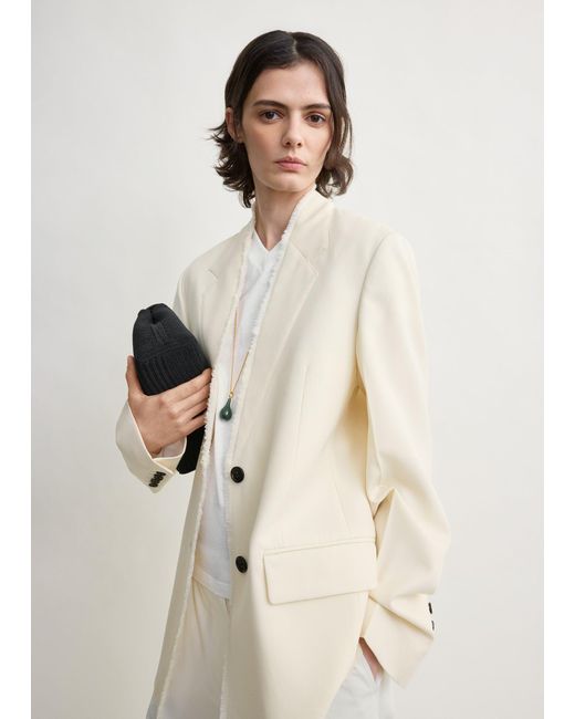 Totême  Natural Raw Lapel Jacket
