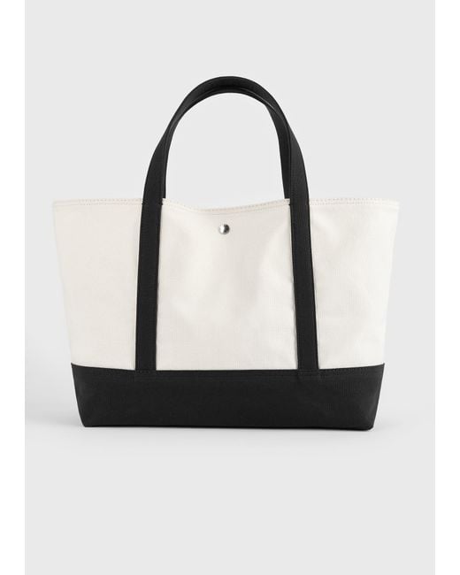 Totême  White Beach Tote Ecru