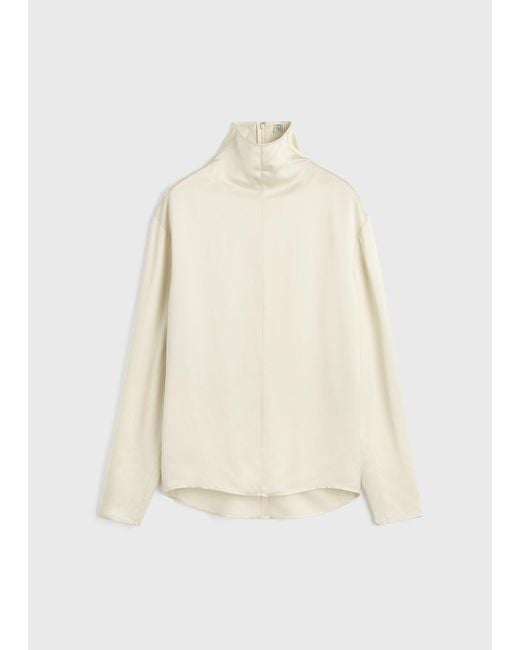 Totême Natural Slouch-Neck Blouse