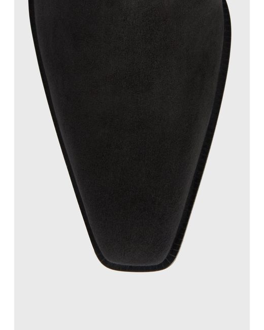 Totême Black Suede City Boots