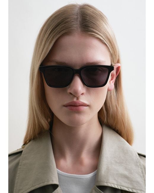 Totême Blue Square Sunglasses