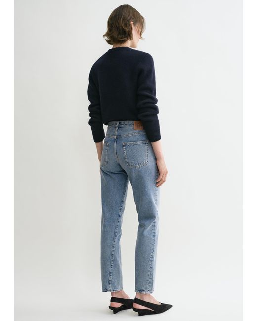 Totême Blue Twisted Seam Denim