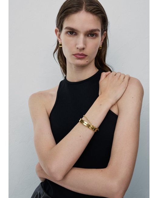 Totême Natural Signature Stripe Bracelet