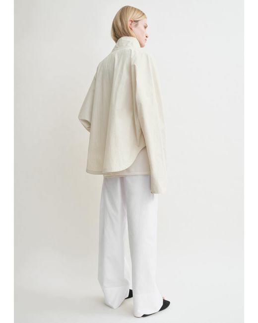 Totême White Summer Parachute Jacket