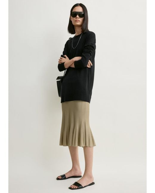 Totême Multicolor Fluted Knit Skirt