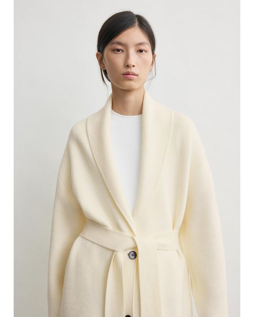 Totême Natural Shawl-Lapel Robe