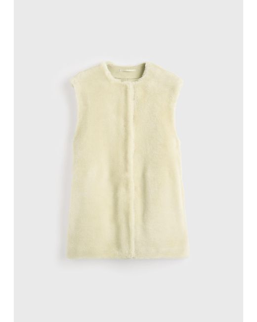 Totême  Natural Plush Shearling Vest