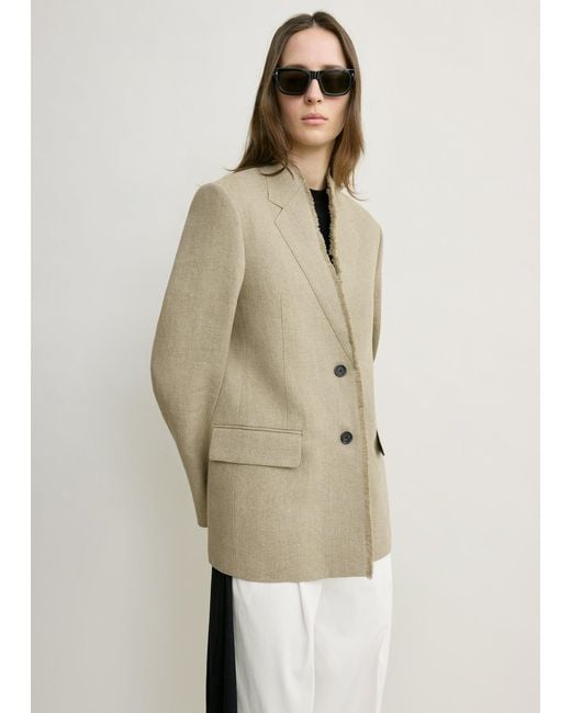 Totême  Natural Raw Lapel Jacket