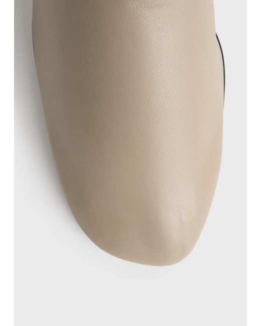 Totême  Natural Soft Nappa Ankle Boots