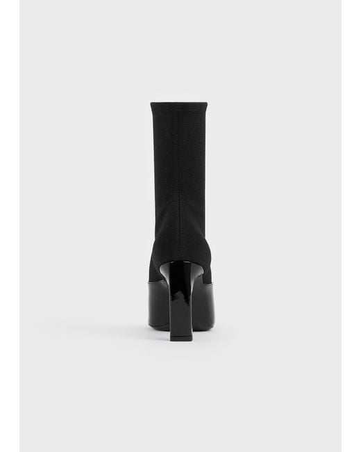 Totême  Black Bar Patent Boots