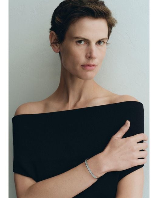 Totême  White Signature Pavé Bracelet