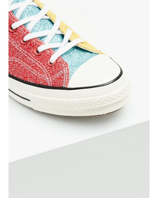 multi glitter converse