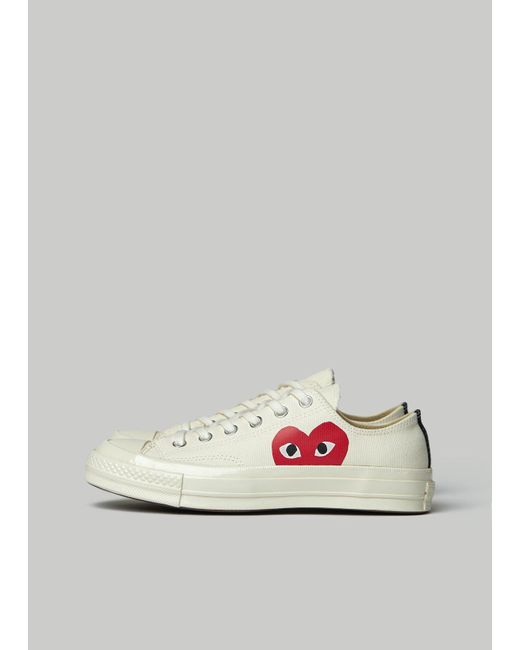 converse cdg femme beige