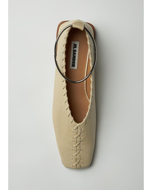 jil sander flats crystal