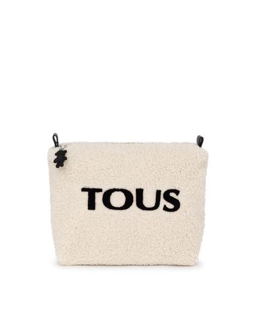 Tous Natural Medium Beige Amaya Kaos Shock Warm Handbag