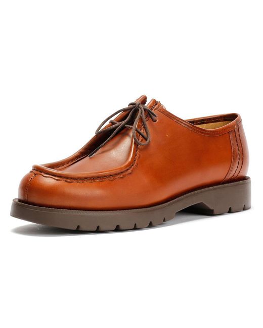 Kleman Brown Padror Th Leather Cognac Shoes for men