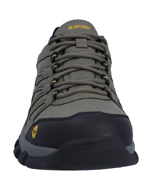 Hi-tec Black Campana Low Polyurethane Dusty/Honey Hiking Shoes for men