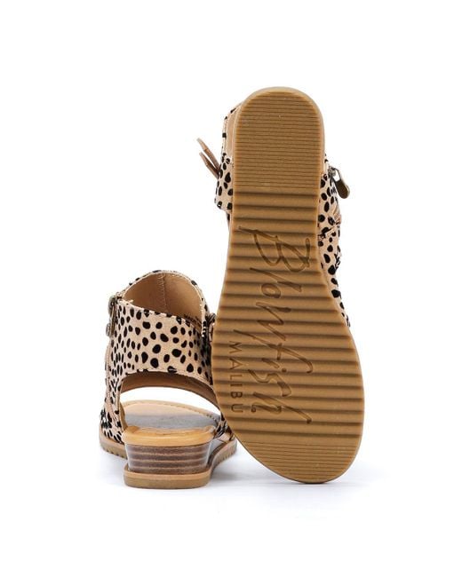 Blowfish Brown Butterfly Women's Leopard Sandals