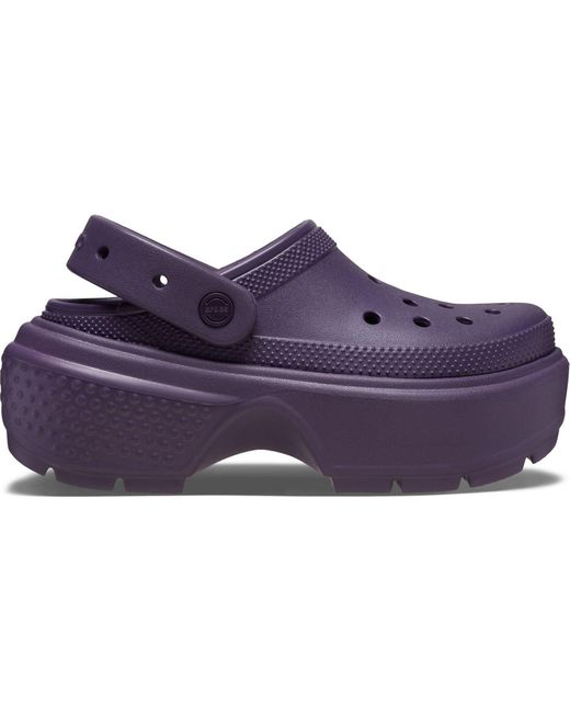 CROCSTM Purple Stomp Clogs